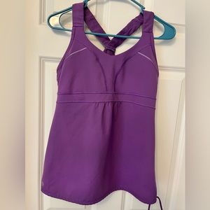 Athleta Purple Workout Tank Size M